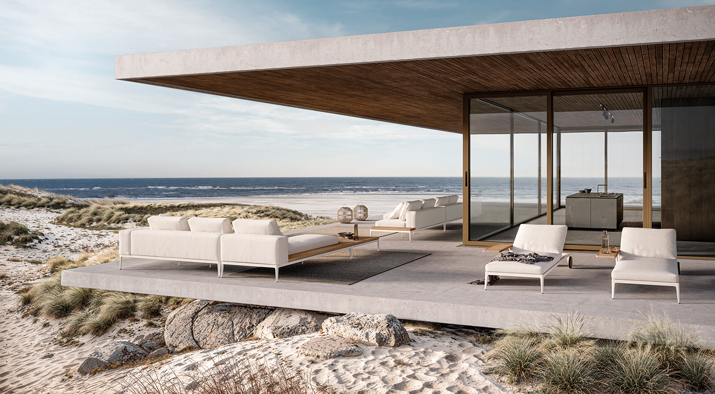 Grid Collection | Luxury Outdoor Furniture | Gloster Teak Furniture