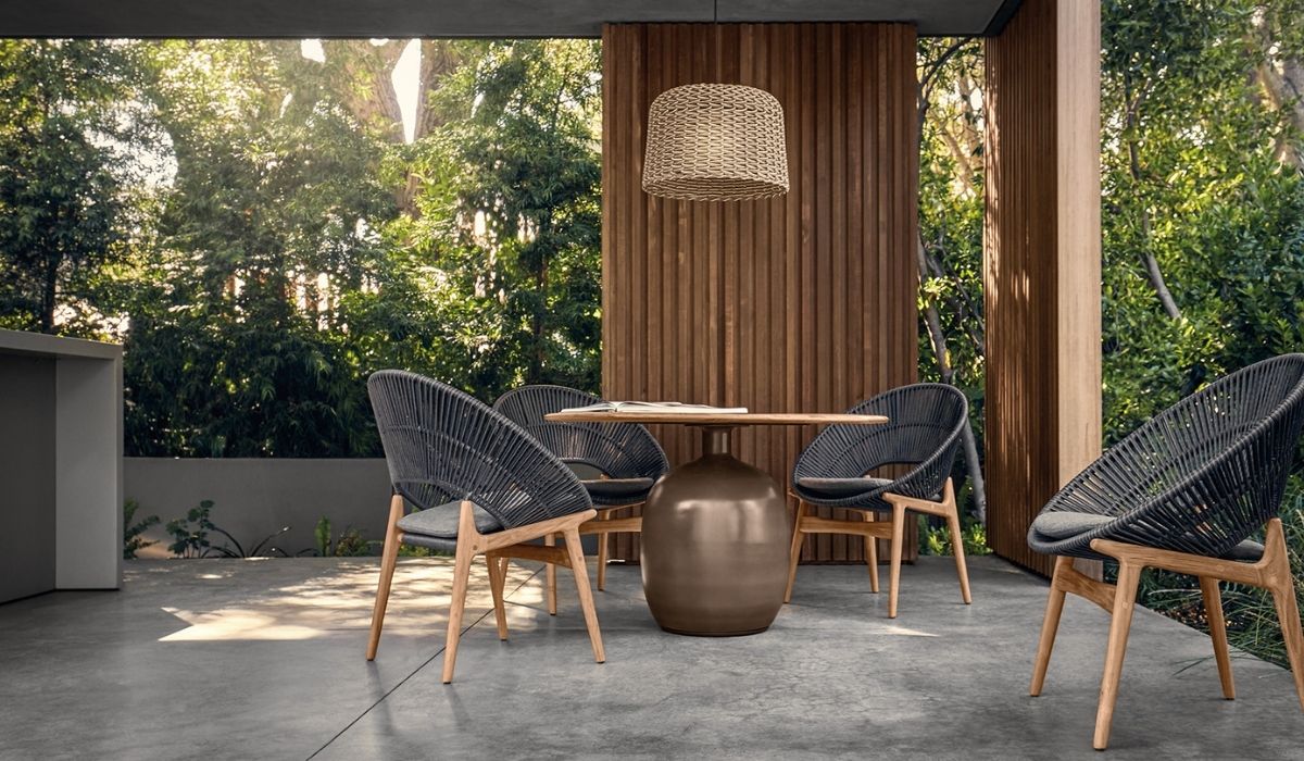 Gloster Kasha and Bora Outdoor Dining Collections