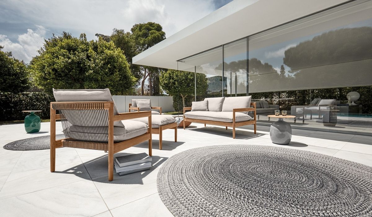 Gloster Saranac and Blow Outdoor Lounge Collections