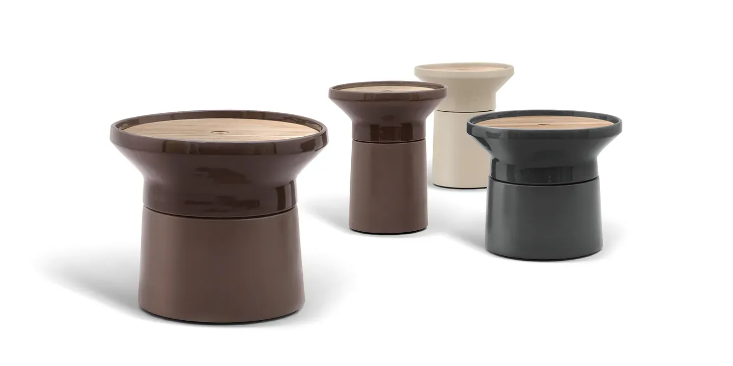 coffee and side tables coso landscape
