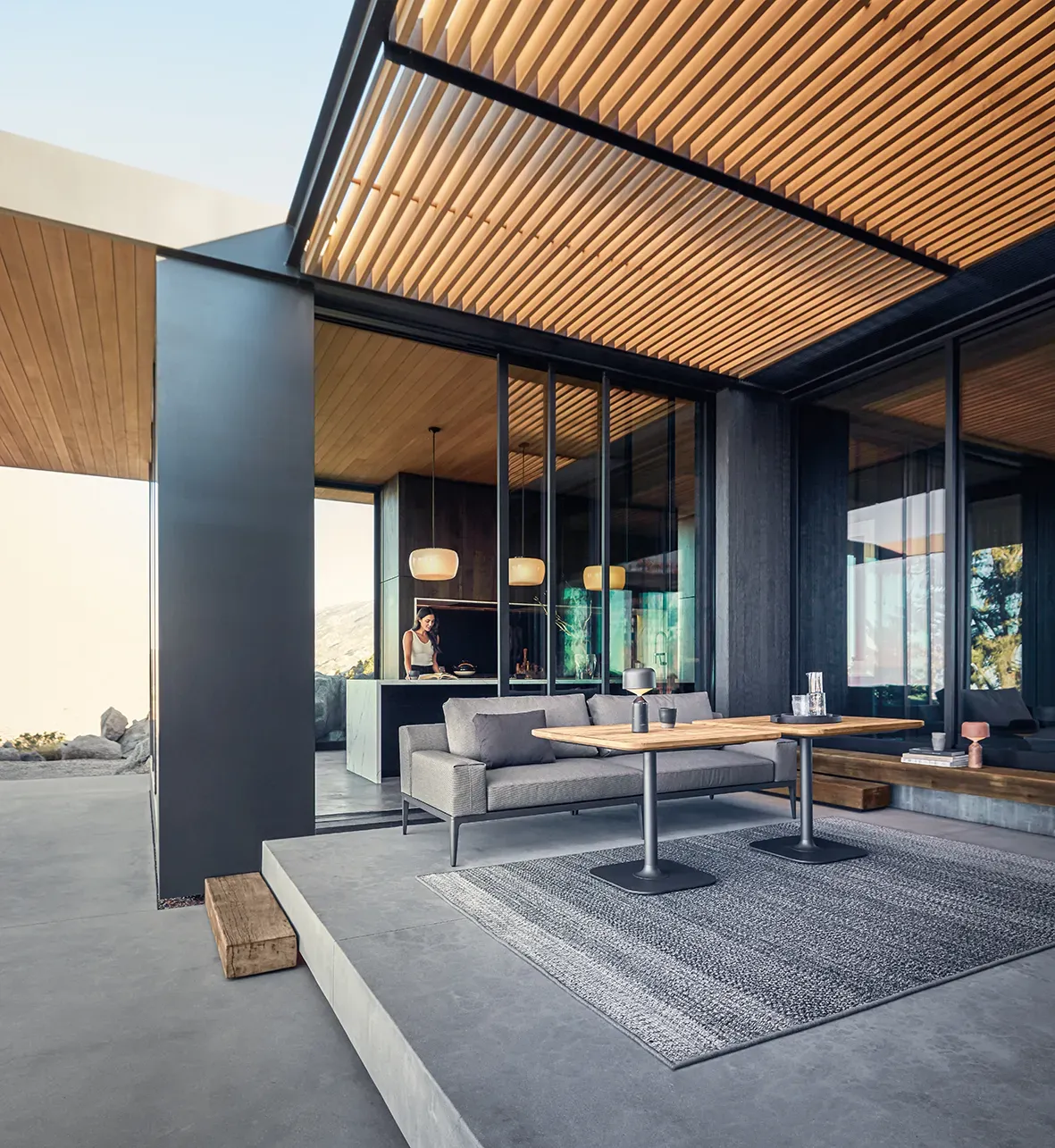 grid dining set 1