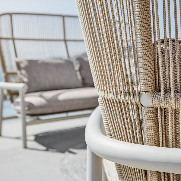 Gloster Luxury Outdoor Furniture Collection Bone Aluminum Finish